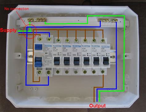 garage distribution board wiring diagram